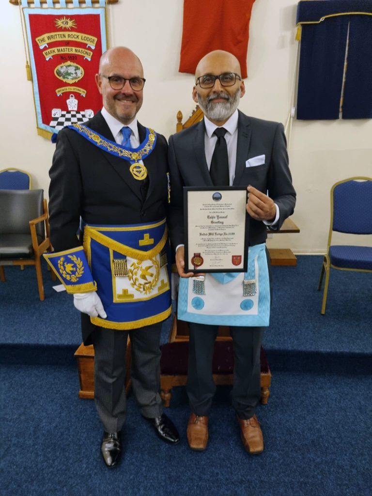 Tahir Yousaf Third Ceremony Provincial Grand Lodge of Cumbria and Westmorland