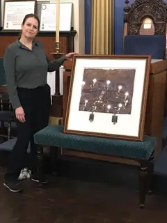 Damaged Priceless Artefact owned by Birmingham Freemasons restored by International Experts